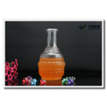 500ml High Quality Embossed Glass Liquor Bottle with Original Lid